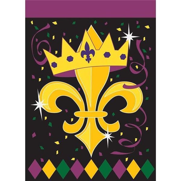 Dicksons Dicksons 00224 Fleur-De-Lis Crown Flag - Large 224